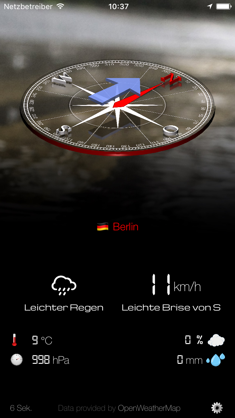 Wind & Weather with 3D compass screenshot 2