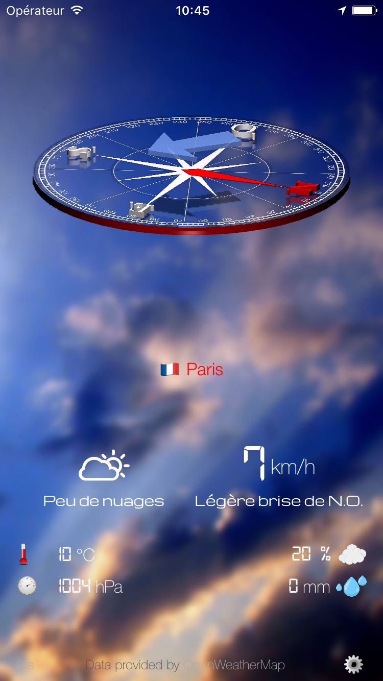 Wind & Weather with 3D compass screenshot 3