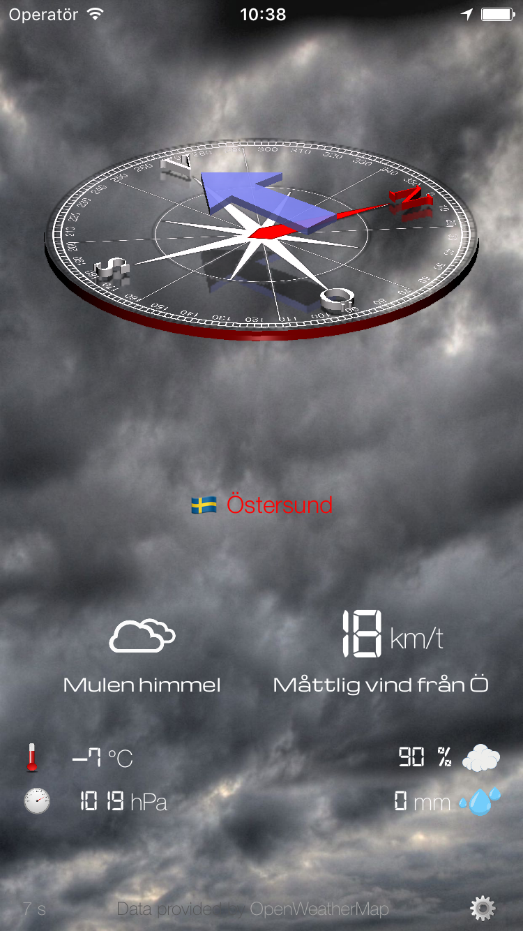 Wind & Weather with 3D compass screenshot 4